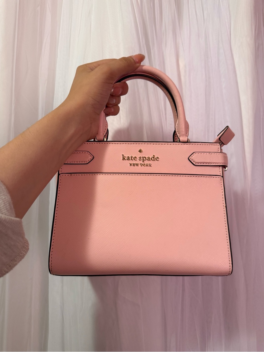 kate spade Pink Structured Top-Handle Satchel